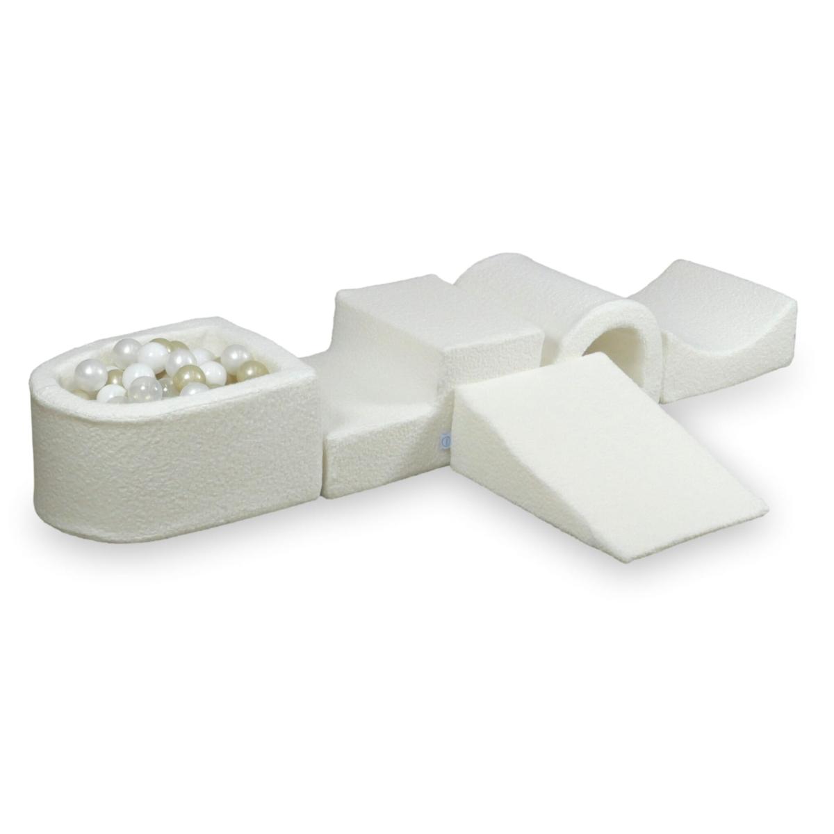 Foam speelset met brug en met micro-ballenbad
