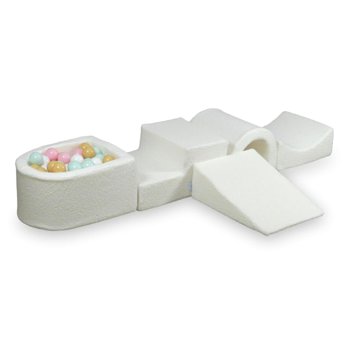 Foam speelset met brug en met micro-ballenbad