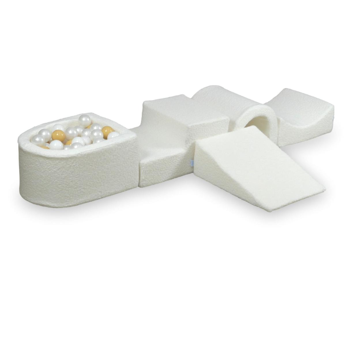 Foam speelset met brug en met micro-ballenbad